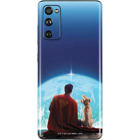 Superman 2025 Superman & Krypto watch the Earth Galaxy S20 Fan Edition Skin